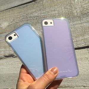 🔴 Naked tough Iridescent iPhone case purple blue